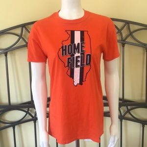 Illinois Fighting Illini Chicago Bears Home Field Graphic T